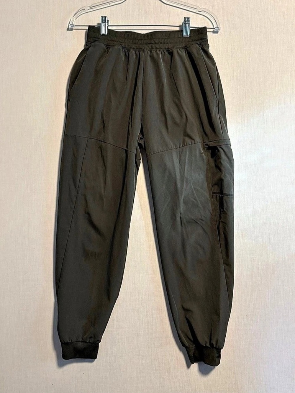Apana Cargo Pocket Jogger Olive Green Track Pants